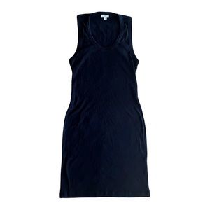 James Perse Black Ribbed Dress - Size 3 Large